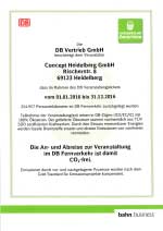 Umweltzertifikat Deutsche Bahn