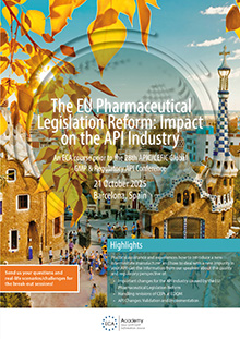 The EU Pharmaceutical Legislation Reform: Impact on the API Industry