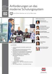 Anforderungen an das moderne Schulungssystem - Live Online Seminar