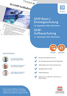 GMP-Basis-/Einstiegsschulung (B 1)