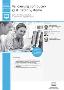 Validierung computergestützter Systeme (CV 1) 