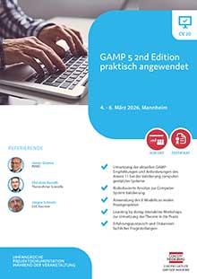 GAMP 5 2nd Edition praktisch angewendet (CV 20)