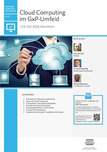 Cloud Computing im GxP-Umfeld (CV 27)