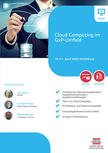 Cloud Computing im GxP-Umfeld (CV 27)