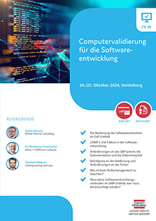 Computervalidierung für die Softwareentwicklung (CV 28)