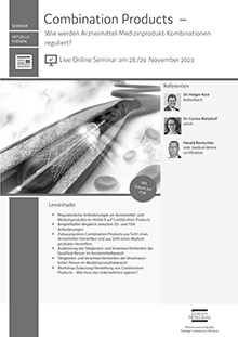 Combination Products - Live Online Seminar