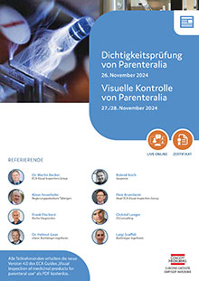 Dichtigkeitsprüfung & Visuelle Kontrolle von Parenteralia - Live Online Seminar