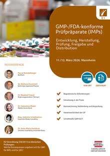 GMP-/FDA-konforme Prüfpräparate (IMPs) (E 1)