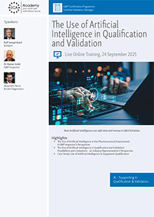 The Use of Artificial Intelligence in Qualification and Validation