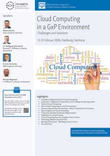 Cloud Computing in a GxP Environment - Challenges and Solutions