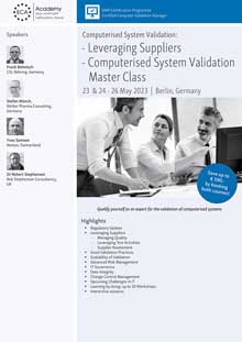 Computerised System Validation Master Class 