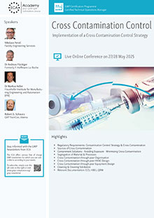 Cross Contamination Control - Live Online Training