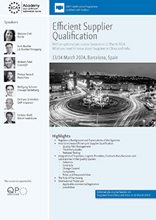 Efficient Supplier Qualification