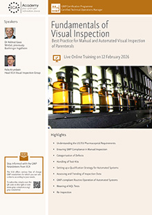 Fundamentals of Visual Inspection - Live Online Training