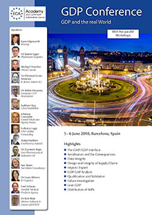 GDP Conference - GDP and the real World (Im Auftrag der European Compliance Academy)