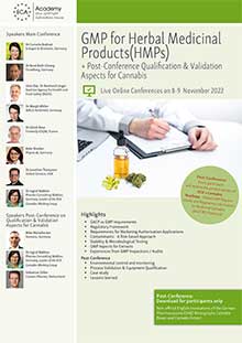 Post-Conference: Qualification & Validation Aspects for Cannabis - Live Online Conference