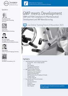 GMP meets Development - Live Online Training