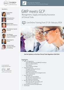 GMP meets GCP - Live Online Training