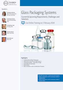 Glass Packaging Systems - Live Online Training
