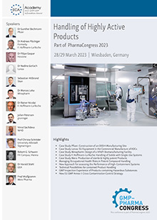 Handling of Highly Active Products