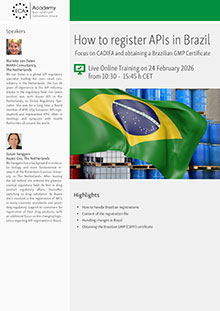 How to register APIs in Brazil - Live Online Training 