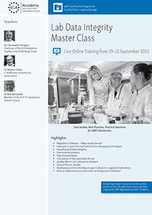 Lab Data Integrity Master Class - Live Online Training