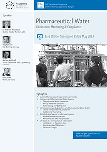 Pharmaceutical Water - Live Online Training