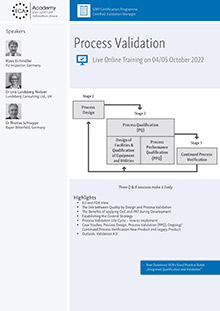 Process Validation - Live Online Training