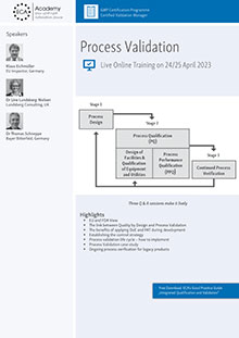 Process Validation - Live Online Training