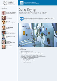 Spray Drying - Live Online Training