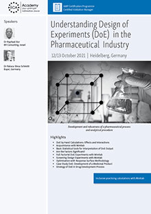 Understanding Design of Experiments (DoE) in the Pharmaceutical Industry Im Auftrag der ECA Academy
