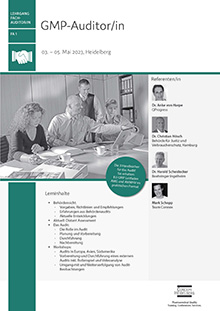 GMP-Auditor/in (FA 1)