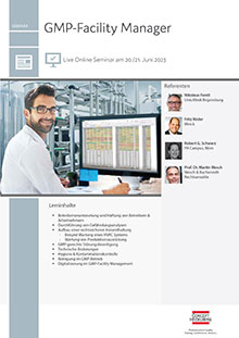 GMP-Facility Manager - Live Online Seminar