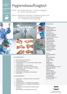 Hygienebeauftragte/r (H 1)