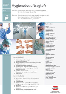 Hygienebeauftragte/r (H 2)