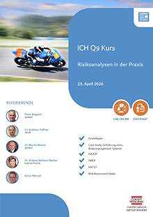 ICH Q9-Kurs Risikoanalysen in der Praxis - Live Online Seminar