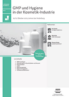 GMP und Hygiene in der Kosmetik-Industrie (KH 1)