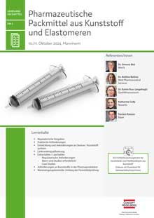 Pharmazeutische Packmittel aus Kunststoff (und Elastomeren) (PM 3)
