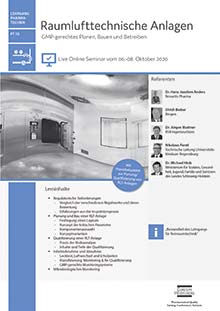 Live Online Seminar: Raumlufttechnische Anlagen (PT 10)