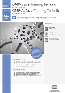 GMP-Aufbau-Training Technik (PT 29) - Live Online Seminar