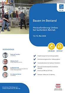 Bauen im Bestand (PT 30) - Live Online Seminar