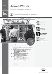 Pharma-Wasser - Live Online Seminar
