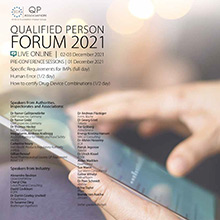 16th Qualified Person Forum - Live Online