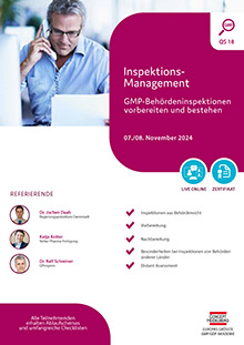 Inspektions-Management (QS 18) - Live Online Seminar