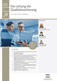 Die Leitung der Qualitätssicherung (QS 2)