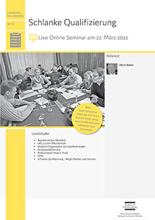 Schlanke Qualifizierung (QV 10) - Live Online Seminar