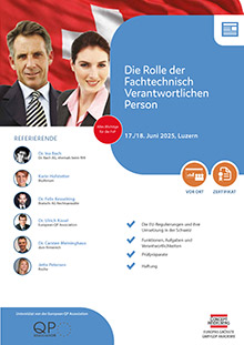 Die Rolle der Fachtechnisch Verantwortlichen Person