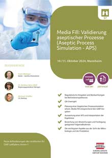 Media Fill: Validierung aseptischer Prozesse (Aseptic Process Simulation - APS) (S 7)