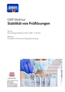 Stabilität von Prüflösungen - Aufzeichnung Webinar