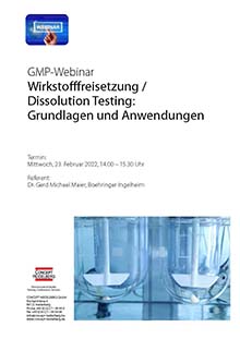 Wirkstofffreisetzung / Dissolution Testing: Grundlagen und Anwendungen - Aufzeichnung Webinar